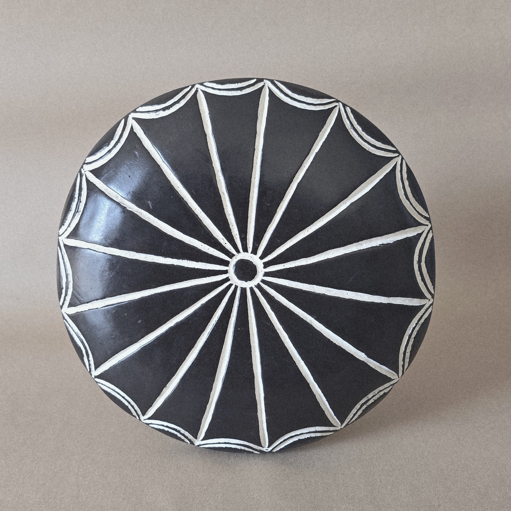African Carved Wood Shield 13 Inches